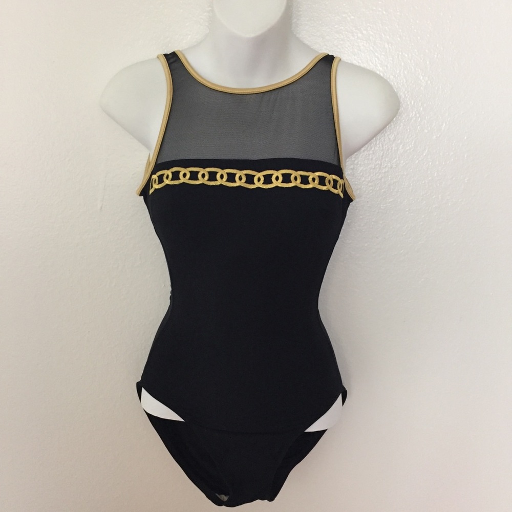 Vintage Robby Len one piece swimsuit size 8